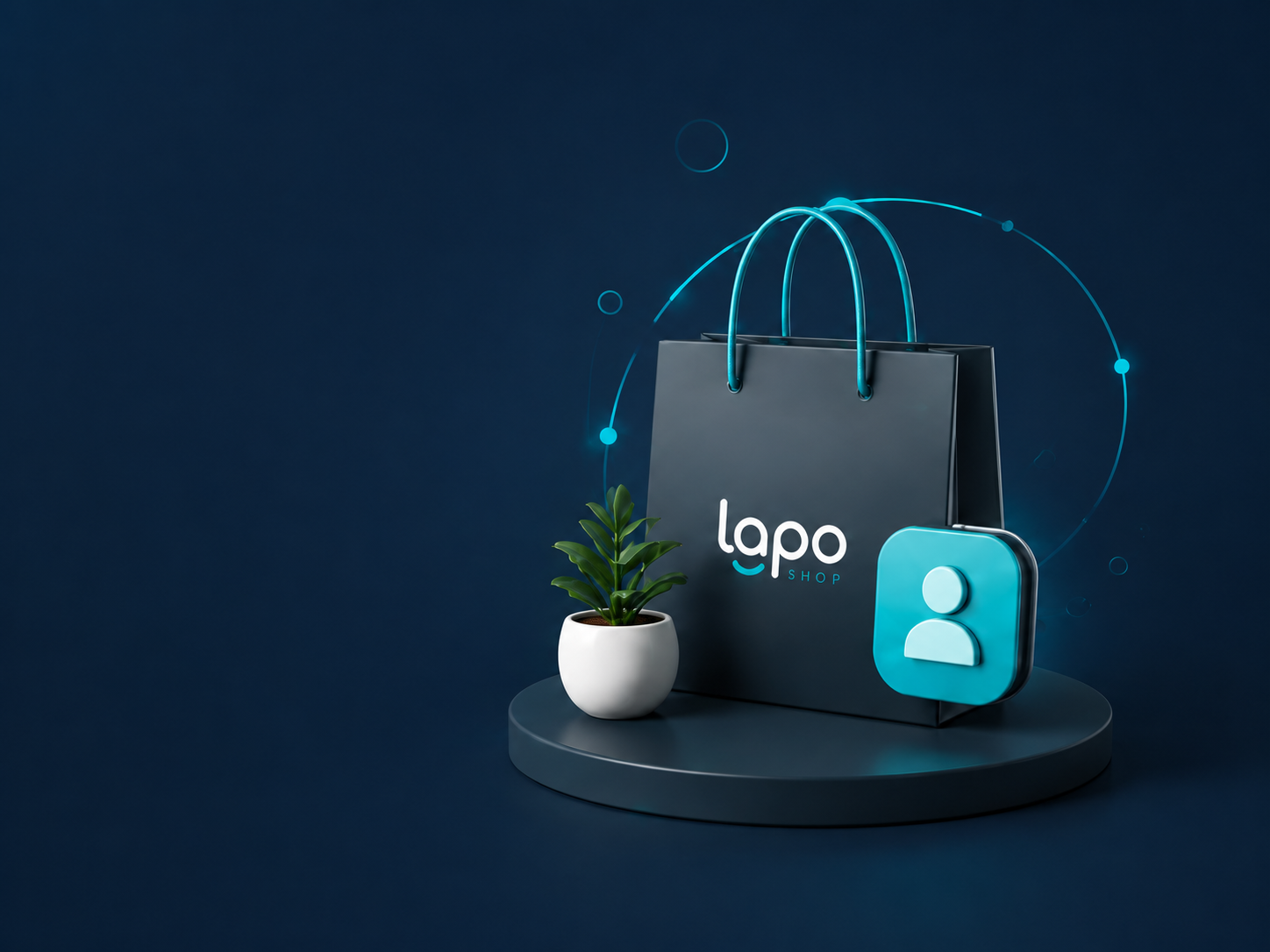 Lapo Shopping Bag und Kundenkonto